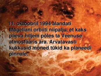 VEENUSE UURIMINE KOSMOSEAPARAATIDE ABIL #55