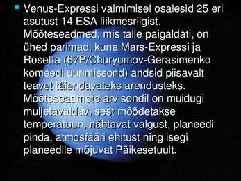VEENUSE UURIMINE KOSMOSEAPARAATIDE ABIL #57
