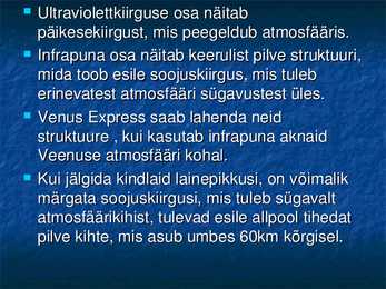 VEENUSE UURIMINE KOSMOSEAPARAATIDE ABIL #68