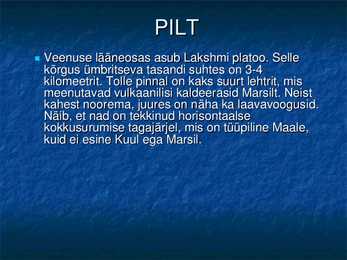 VEENUSE UURIMINE KOSMOSEAPARAATIDE ABIL #76