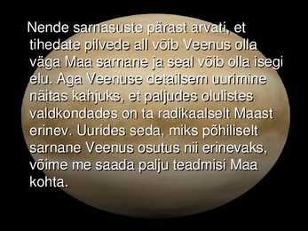 VEENUSE UURIMINE KOSMOSEAPARAATIDE ABIL #10