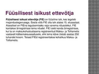 Juhtimine ja ettevõtlus #12