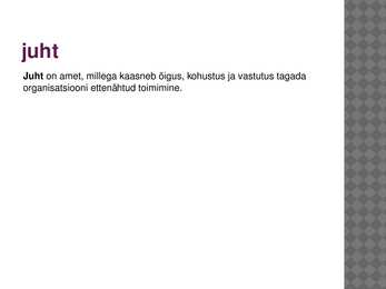 Juhtimine ja ettevõtlus #15