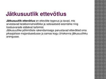 Juhtimine ja ettevõtlus #4