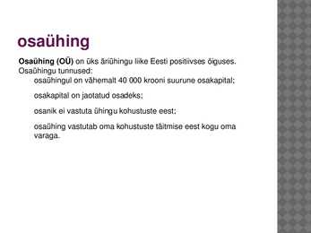 Juhtimine ja ettevõtlus #9