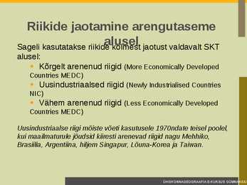 Riikide arengutase #14