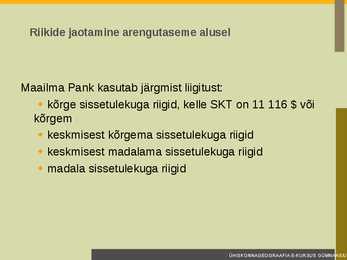 Riikide arengutase #15