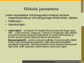 Riikide arengutase #17
