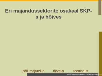Riikide arengutase #8