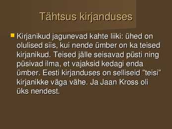 Jaan Kross #14