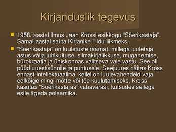Jaan Kross #8