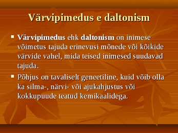 Värvipimedus #2