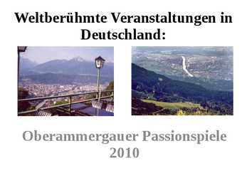 Oberammergauer Passionspiele 2010
