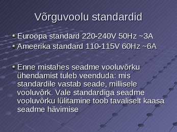 Elektri alused #16