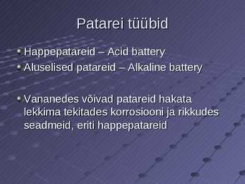 Elektri alused #34