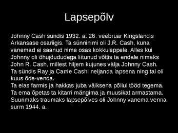 Johnny Cash #3