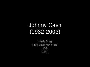 Johnny Cash