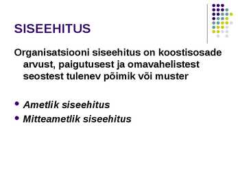 ETTEKANNE organiseerimise kohta #4