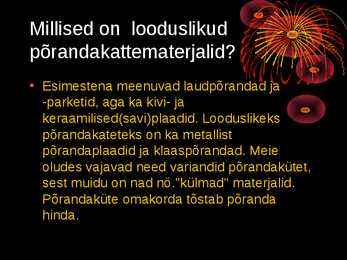 Põrandakattematerjalid #4