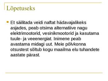 Nafta ja gaasitööstus #12