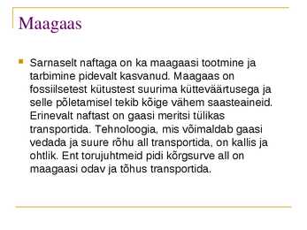 Nafta ja gaasitööstus #8
