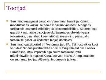 Nafta ja gaasitööstus #9