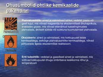 Kemikaaliohutus #5