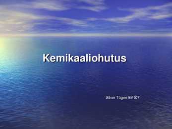 Kemikaaliohutus