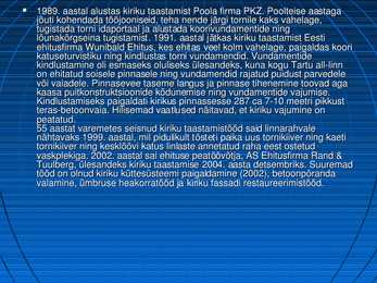 Jaani kiriku restaureerimine #2