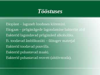 Rakendus bioloogia #18
