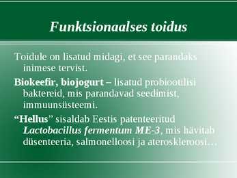 Rakendus bioloogia #19