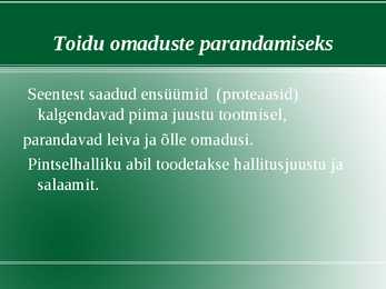 Rakendus bioloogia #20