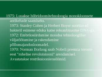 Rakendus bioloogia #29