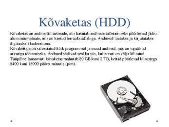 Arvuti riistvara #8