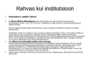 Ühiskond ja võimujaotus #6