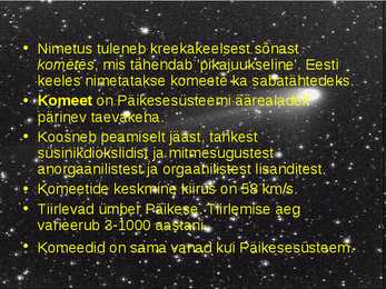 Komeedid #2