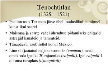 Ameerika põliskultuurid #29
