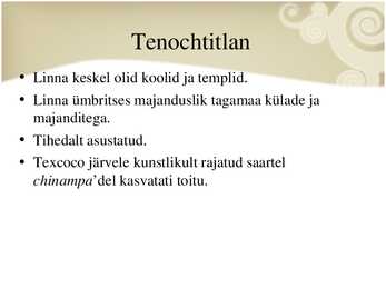 Ameerika põliskultuurid #31