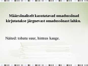 Kokku- ja lahkukirjutamine #11