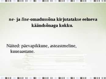 Kokku- ja lahkukirjutamine #12