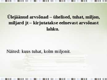 Kokku- ja lahkukirjutamine #18