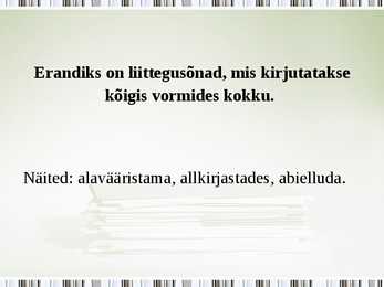 Kokku- ja lahkukirjutamine #21