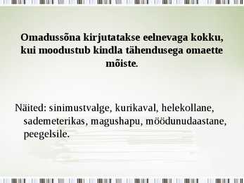 Kokku- ja lahkukirjutamine #10