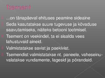 Anorgaanilised ained argielus #11