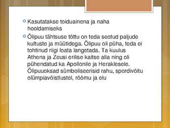 Õlikultuurid #18