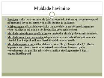 Toidupuudus-muldade hävimine-maavarade kasutamine #8
