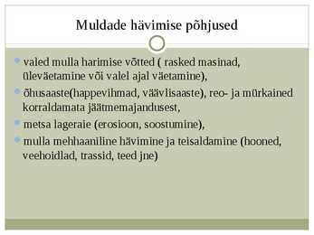 Toidupuudus-muldade hävimine-maavarade kasutamine #9
