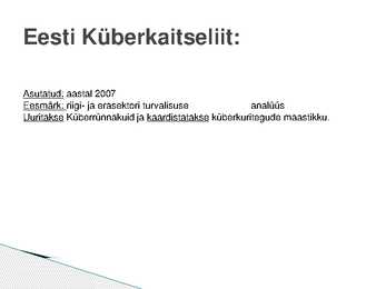 Küberrünnakud- ja küberkaitse #16