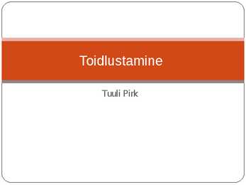 Toitlustamine