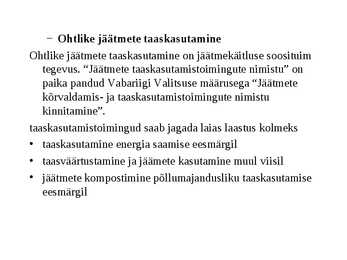 Ohtlikud jäätmed #42